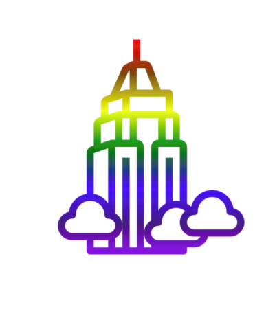 Rainbow Density Skyscraper
